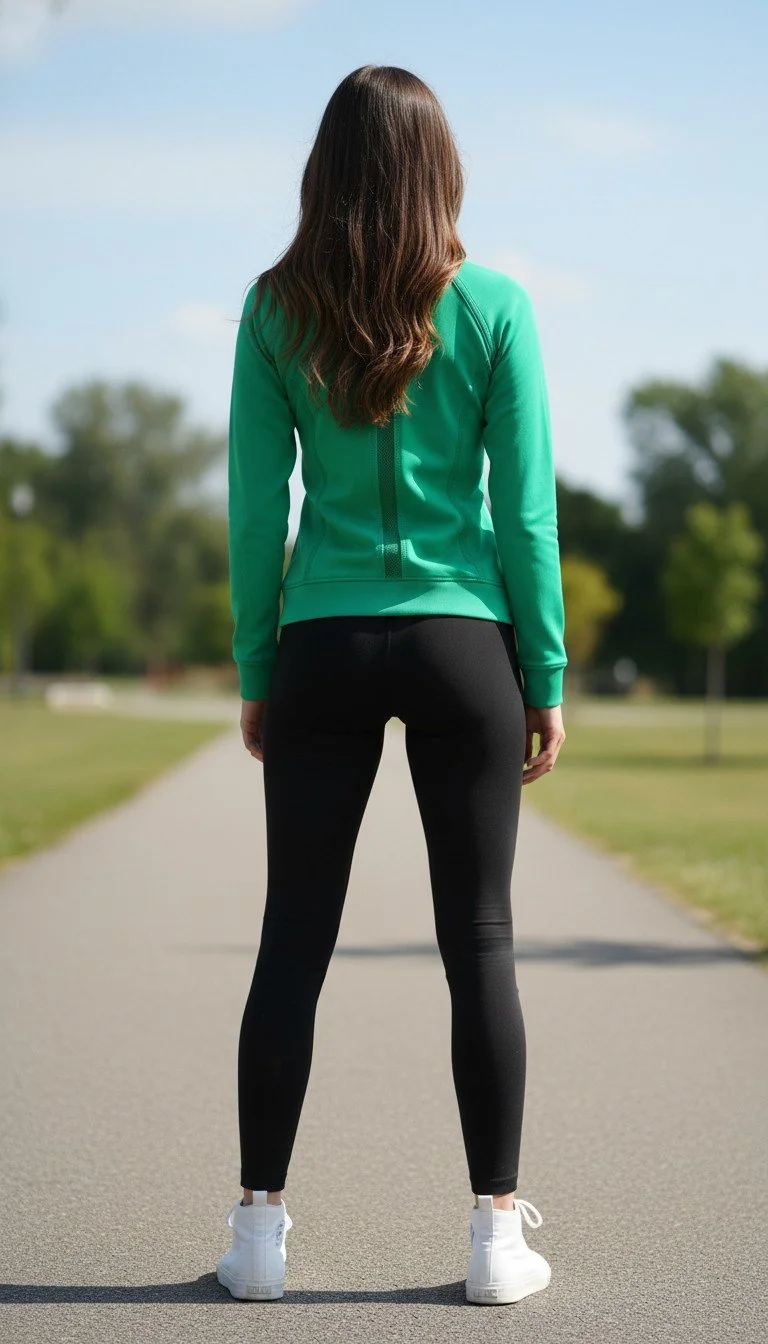 Lululemon - Trendy Green Zip-Up Training Jacket - Image 2