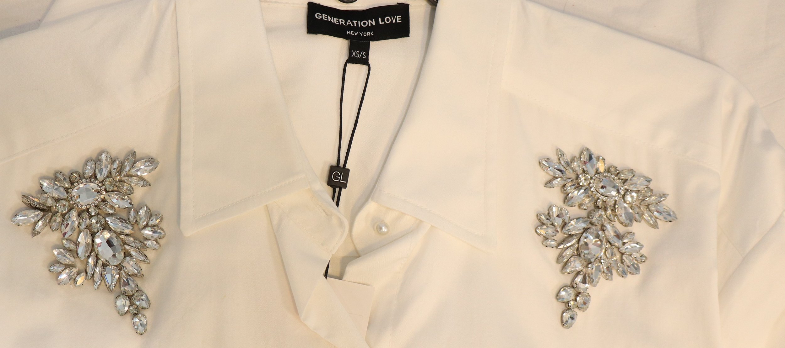 Generation Love - Embroidered White Shirt Dress - Image 3