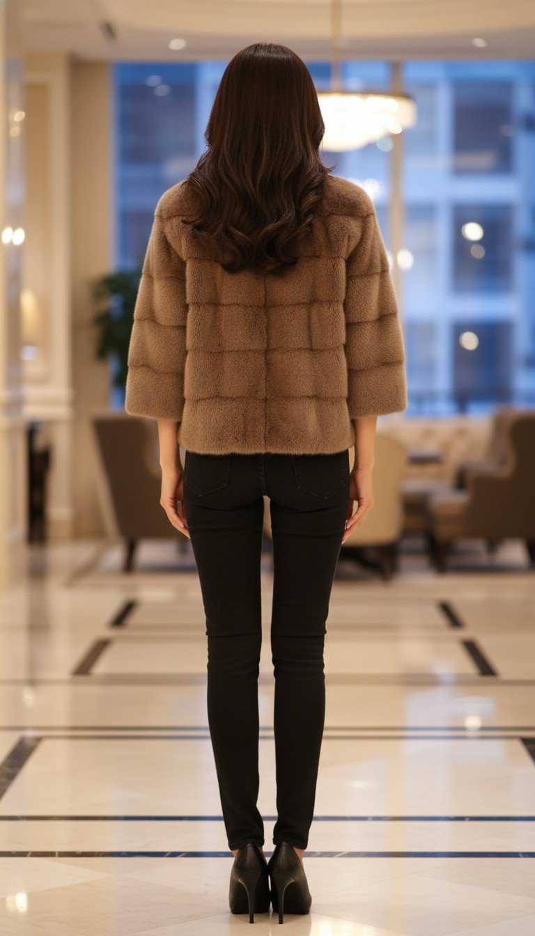 Gurski Royal Grade Mink Jacket Size S - Image 2