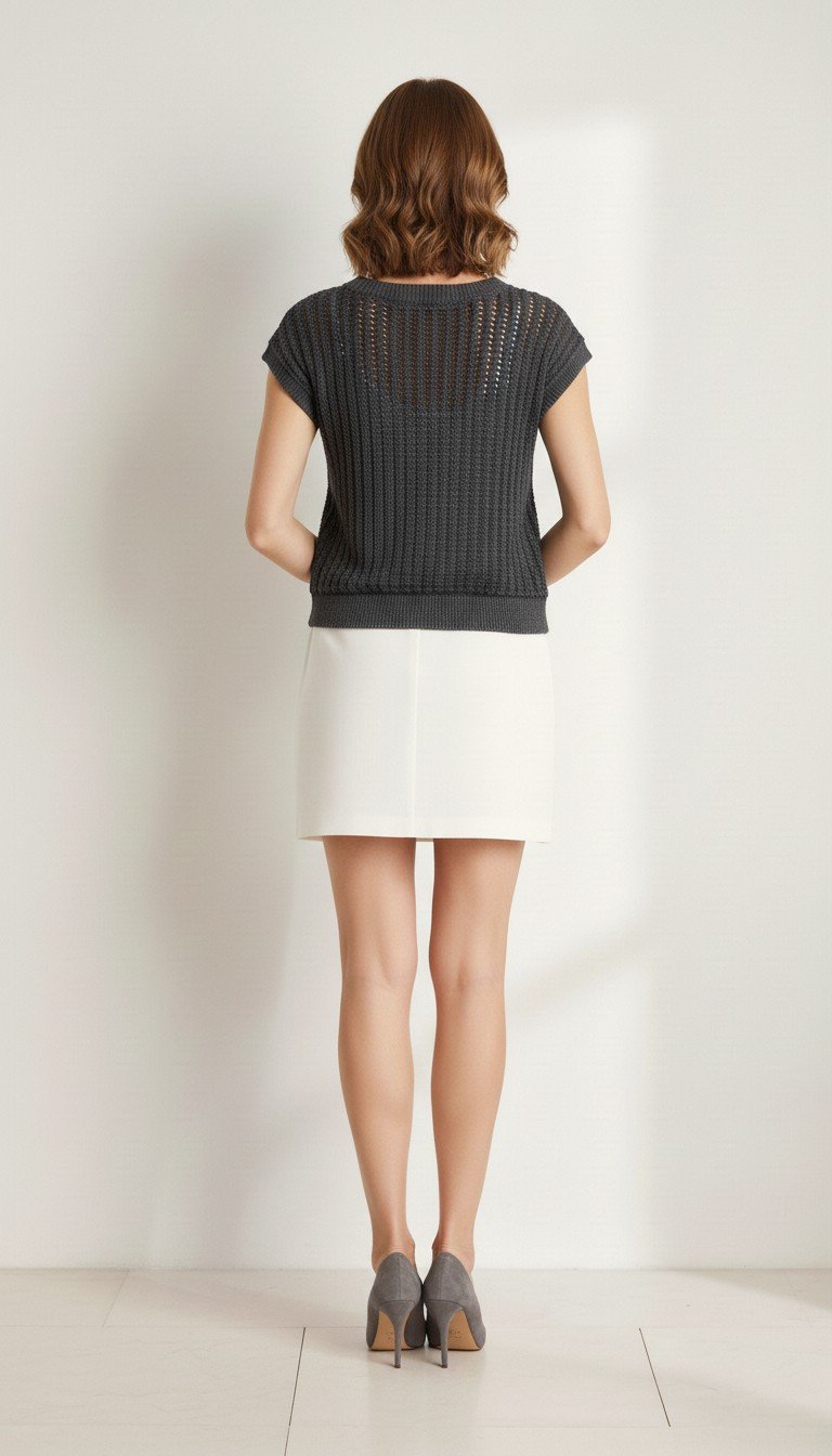 Bruno Cucinelli - Chic Knit Overlay Size S - Image 2