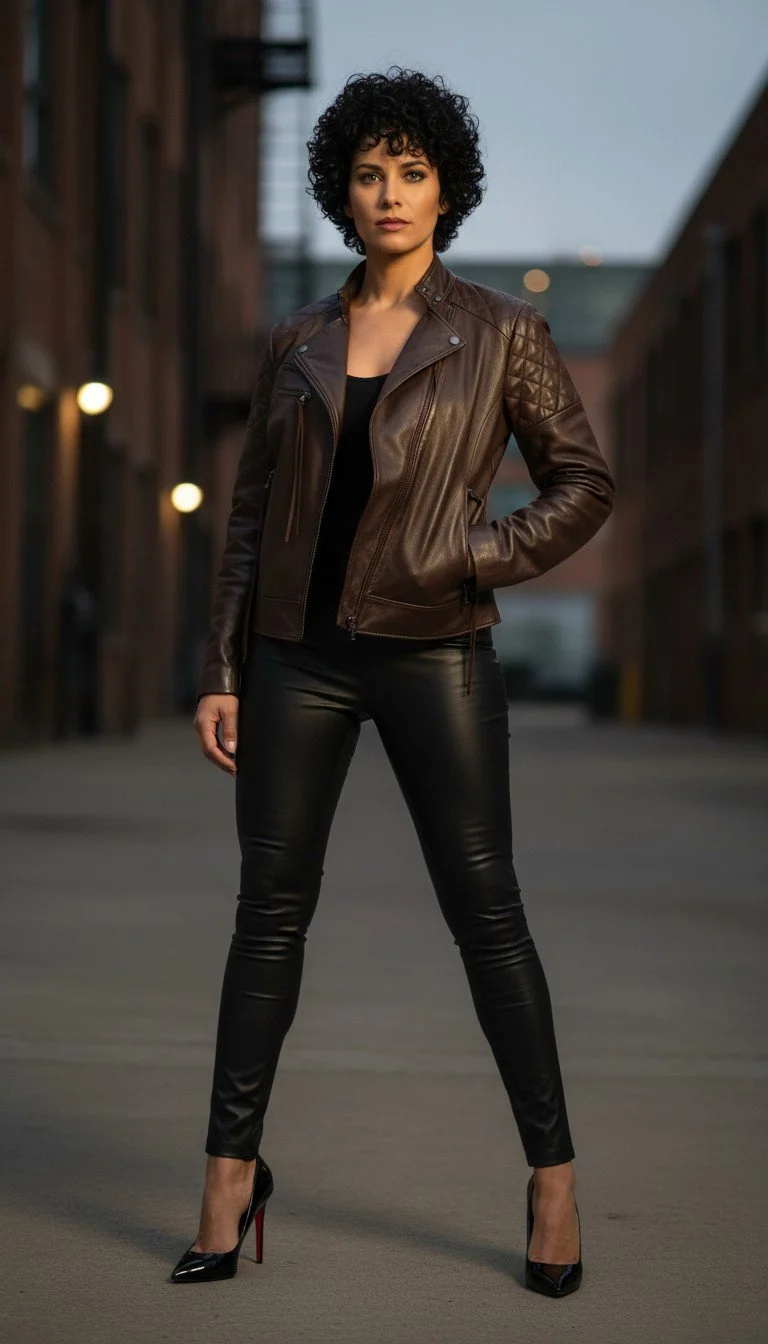 MC MARON - All Leather Jacket - Size 38 - Image 2
