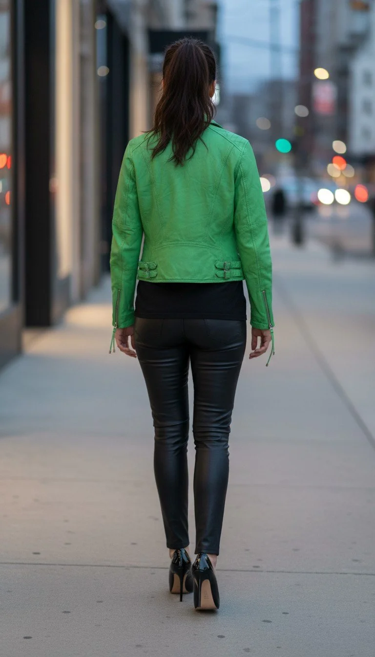 Ralph Lauren - Leather Moto Jacket Size M - Image 2