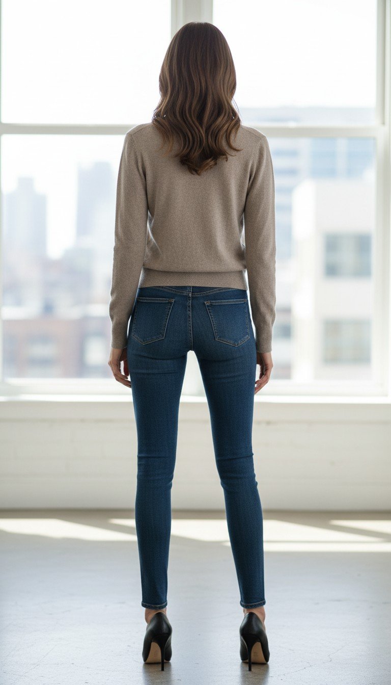 J Crew - Classic Cashmere Button-Down Cardigan with Front Pockets Size S - Image 2