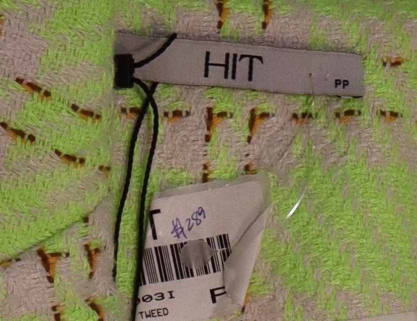 HIT - Tweed Lime Plaid Blazer & Skirt/Shorts Set - Image 3