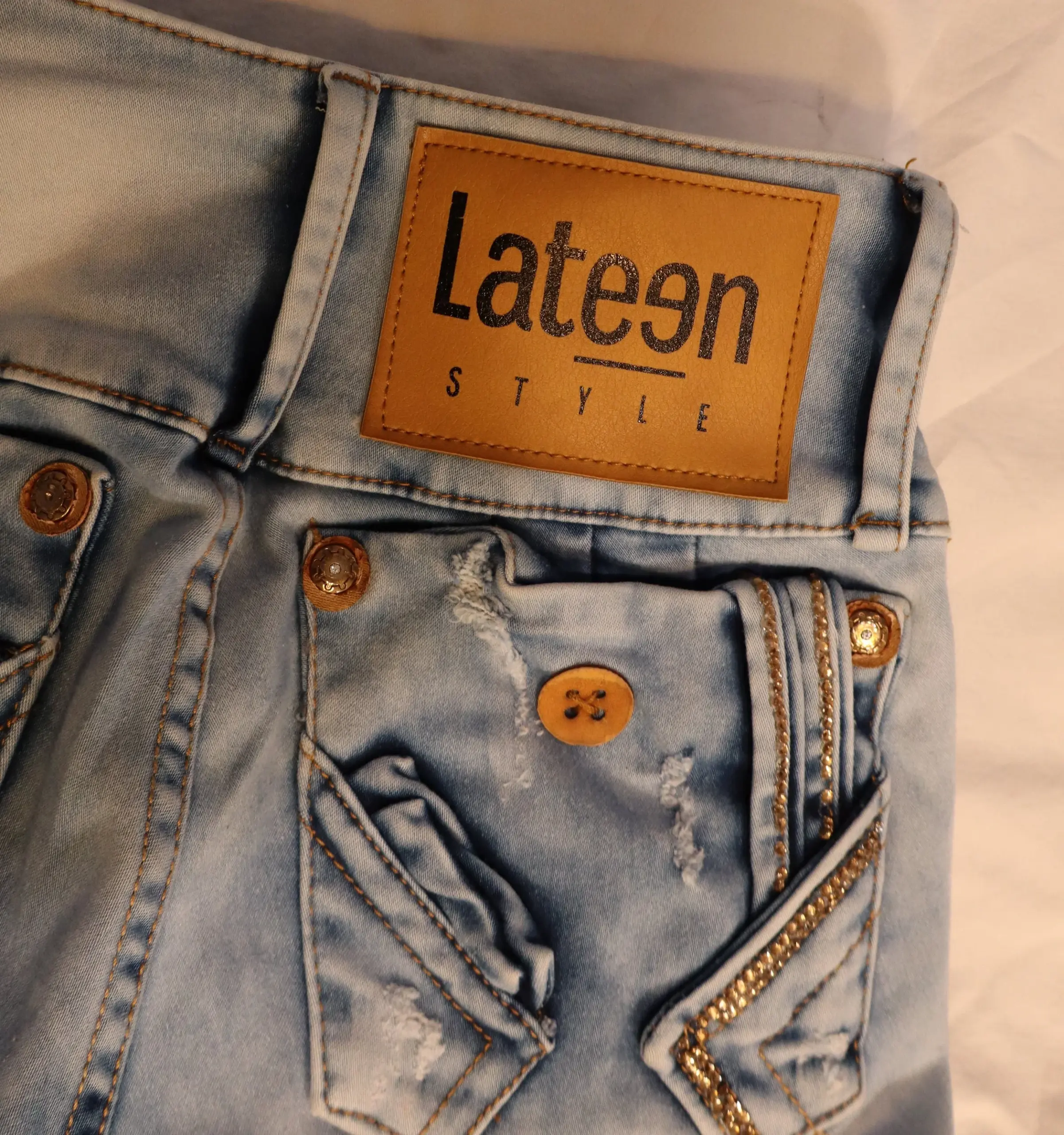 Lateen - High-Waisted Skinny Jeans (US size 4-6) - Image 4