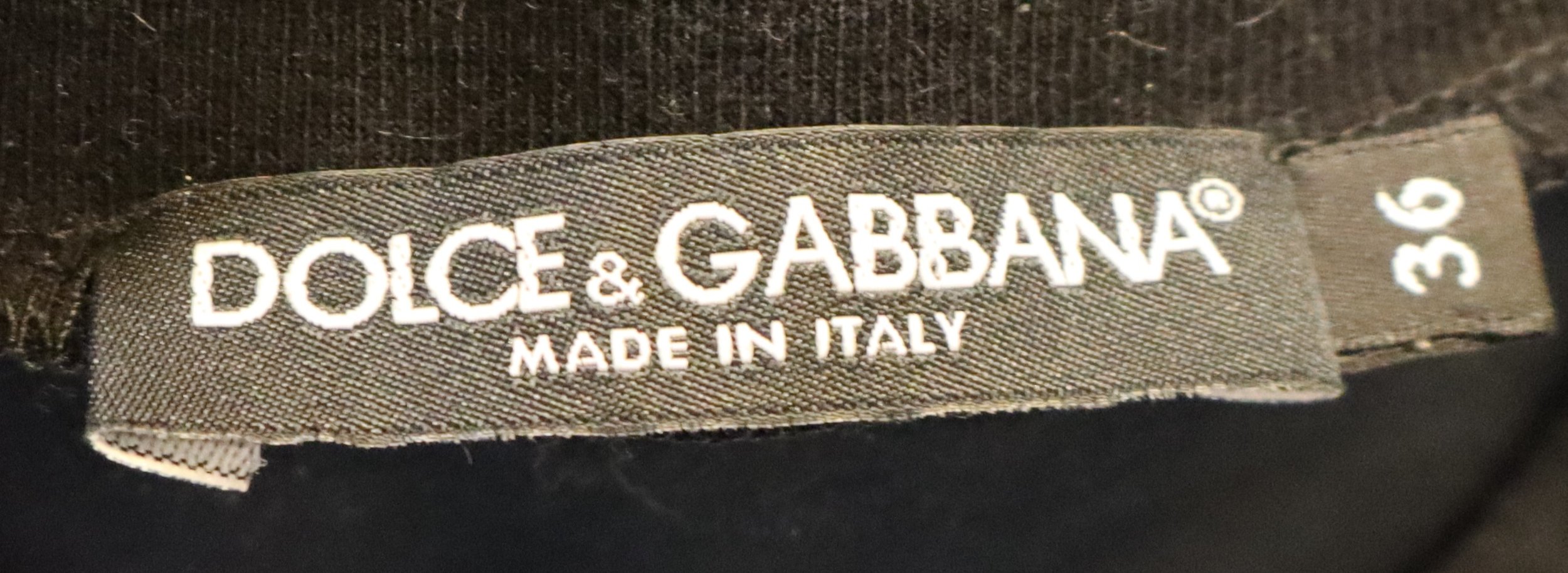 Dolce and Gabbana - Chic Black Lace Bow Top - Image 4