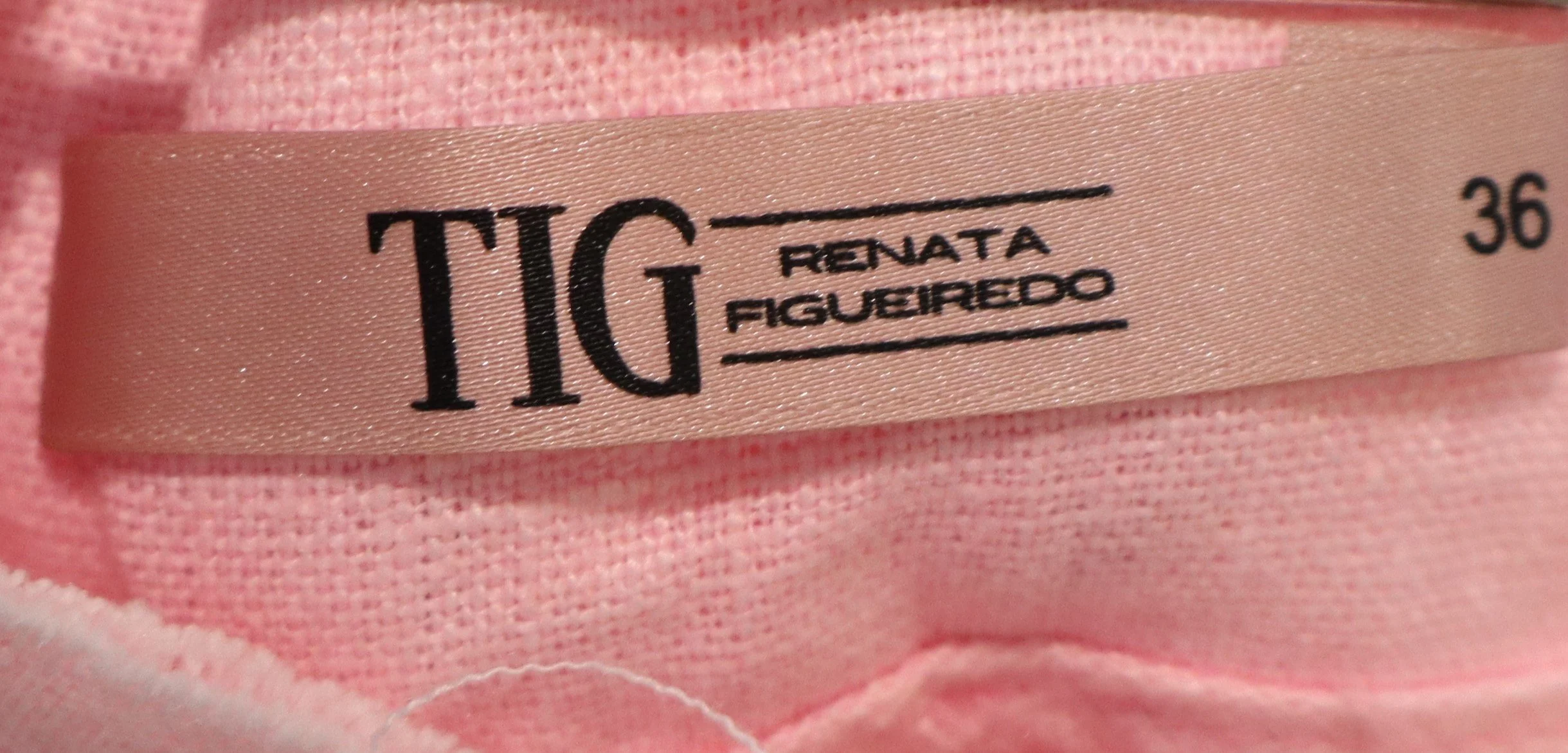 Renata Figueiredo - Elegant Pastel Wide-Leg Pants Size 36 (S) - Image 3