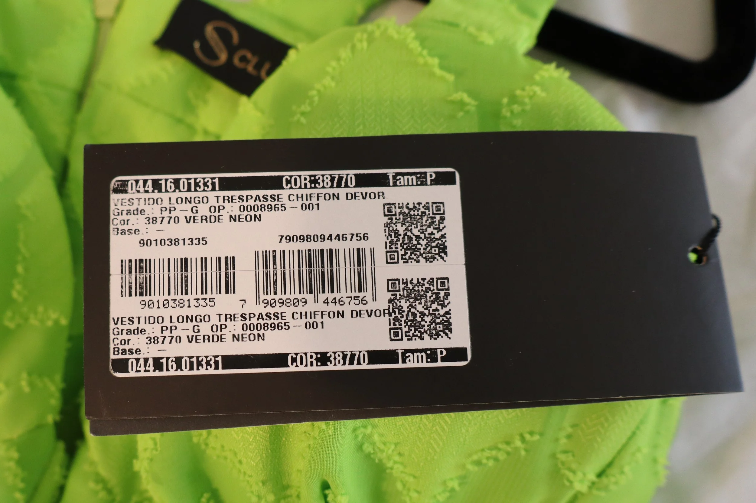 S Club - Neon Green Sleeveless Maxi Dress Size S - Image 3