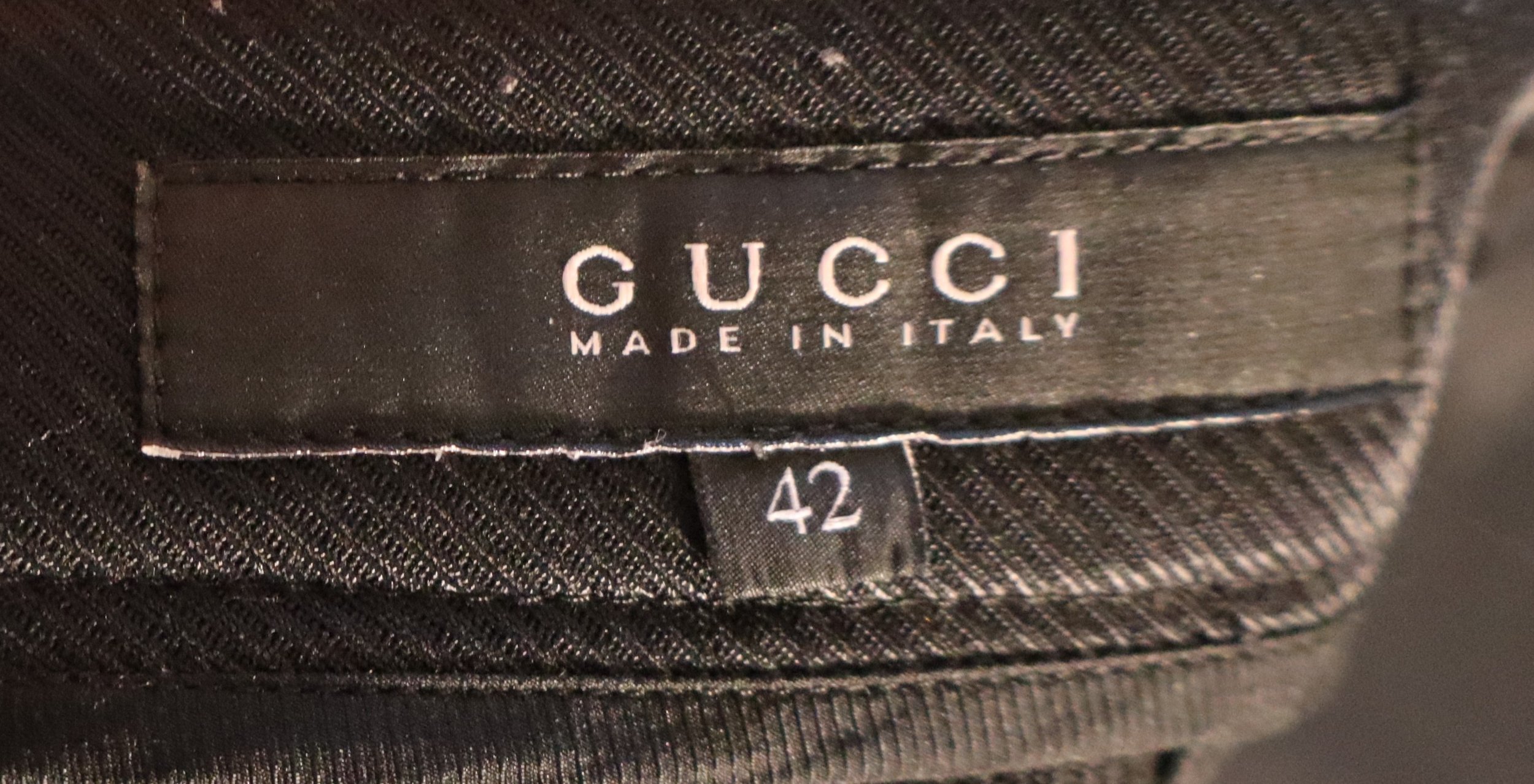 Gucci - Luxury Equestrian Riding Pants - Black Elegance - Size 42 - S - Image 3
