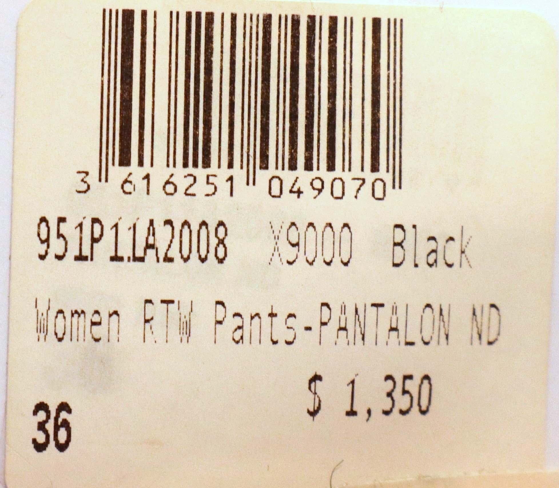 Dior - Chic Textured Black Pants Size 36 - Image 4