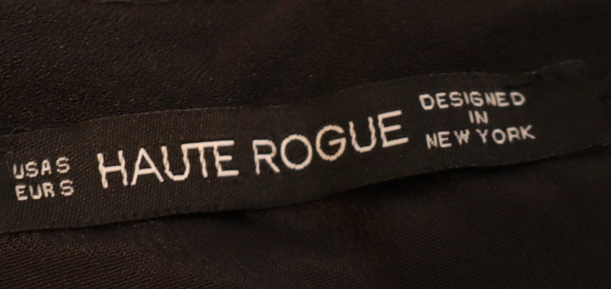 Haute Rogue - Elegant Off-Shoulder Black Lace Dress Size S - Image 3