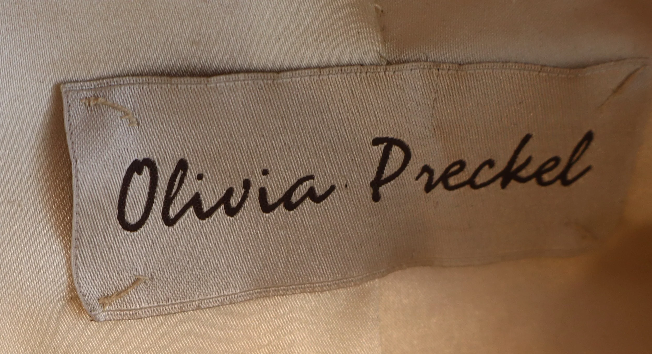 Olivia Preckel - Luxe Cream Faux Fur Jacket Size S - Image 3