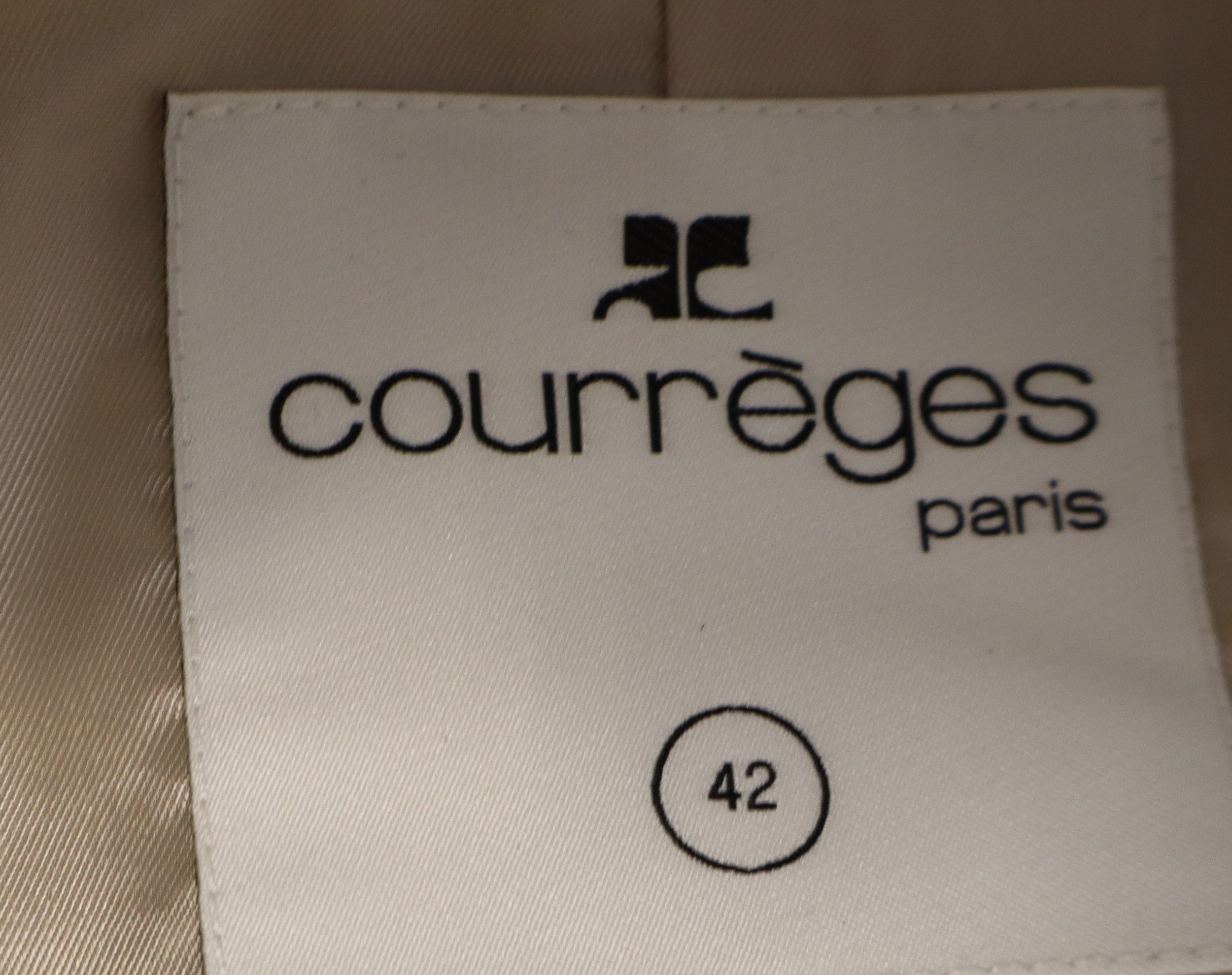 Courrèges - Vinyle Réédition Blouson Sleek Jacket Size 42 - Image 4