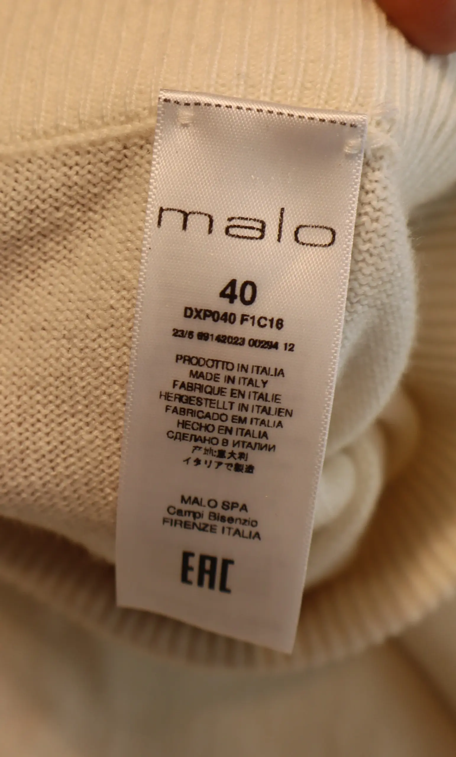Malo - Luxurious Off-White Lounge Pants Size 40 - Image 4