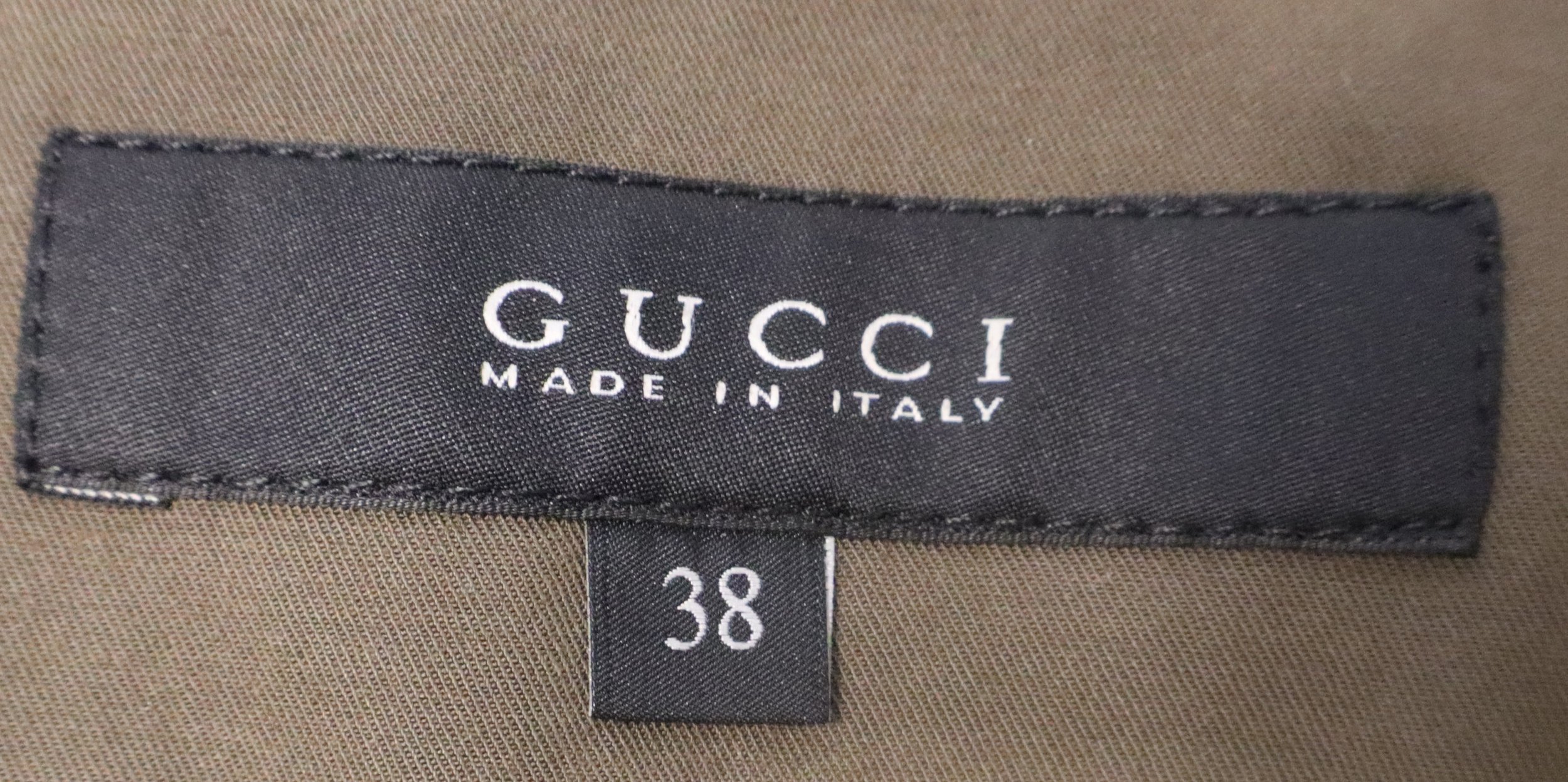 Gucci - Casual Khaki Belted Shorts Size 38 - Image 3