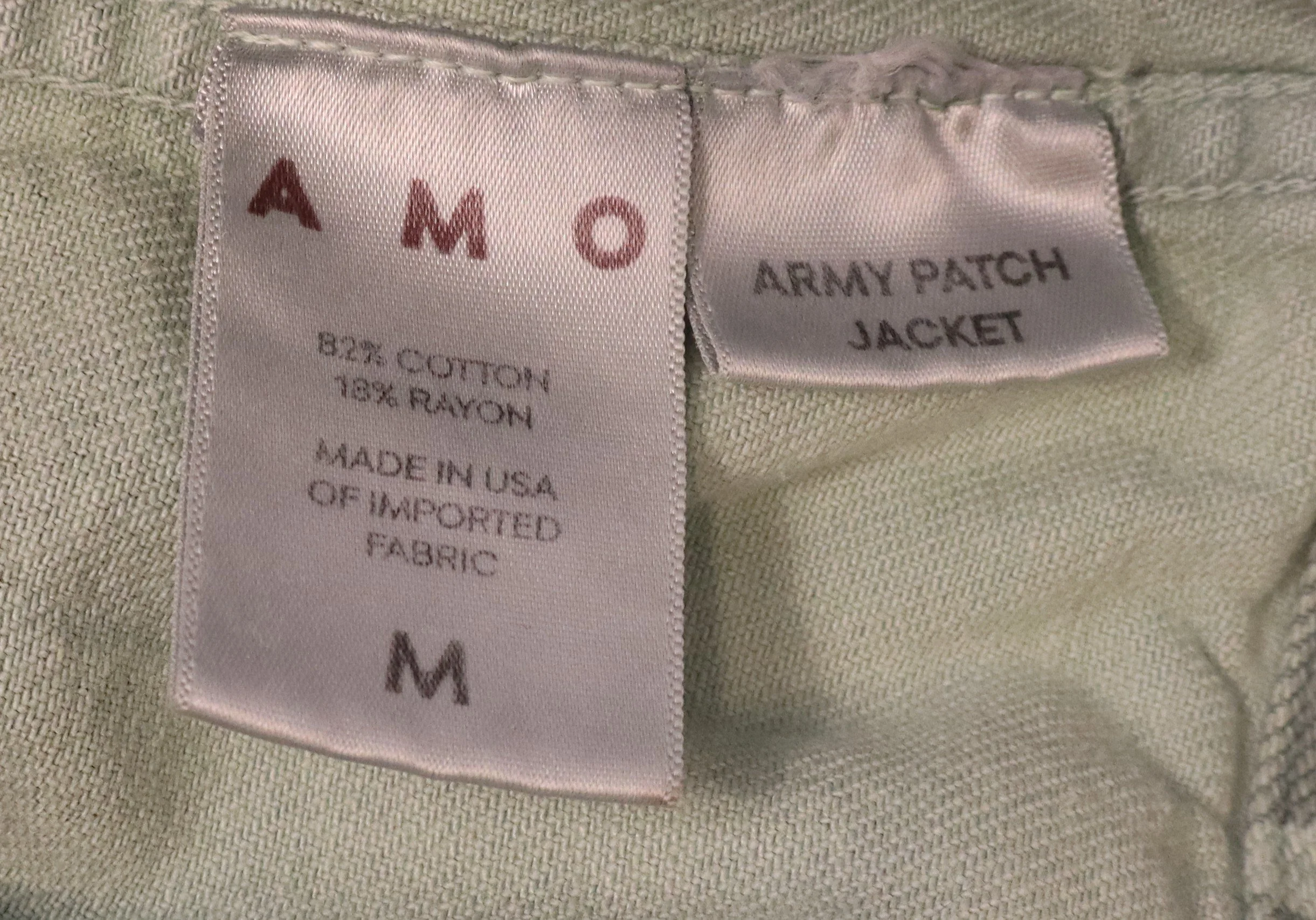 Amo - Urban Camouflage Cargo Jacket Size M - Image 3