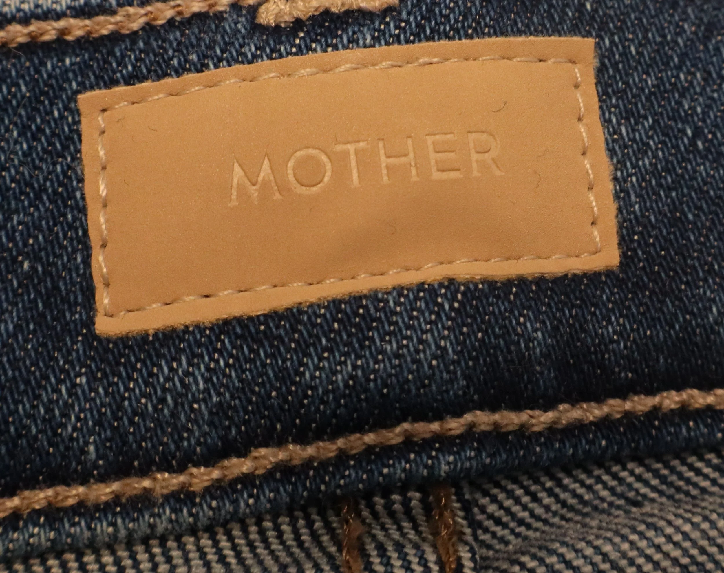 Mother - Classic Slim-Fit Blue Jeans Size 23 - Image 5