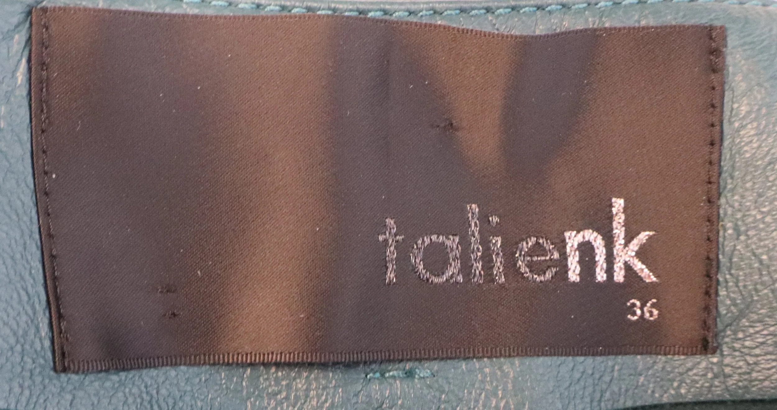 TaliNK - Chic Leather Flare Pants Size 36 - Image 3