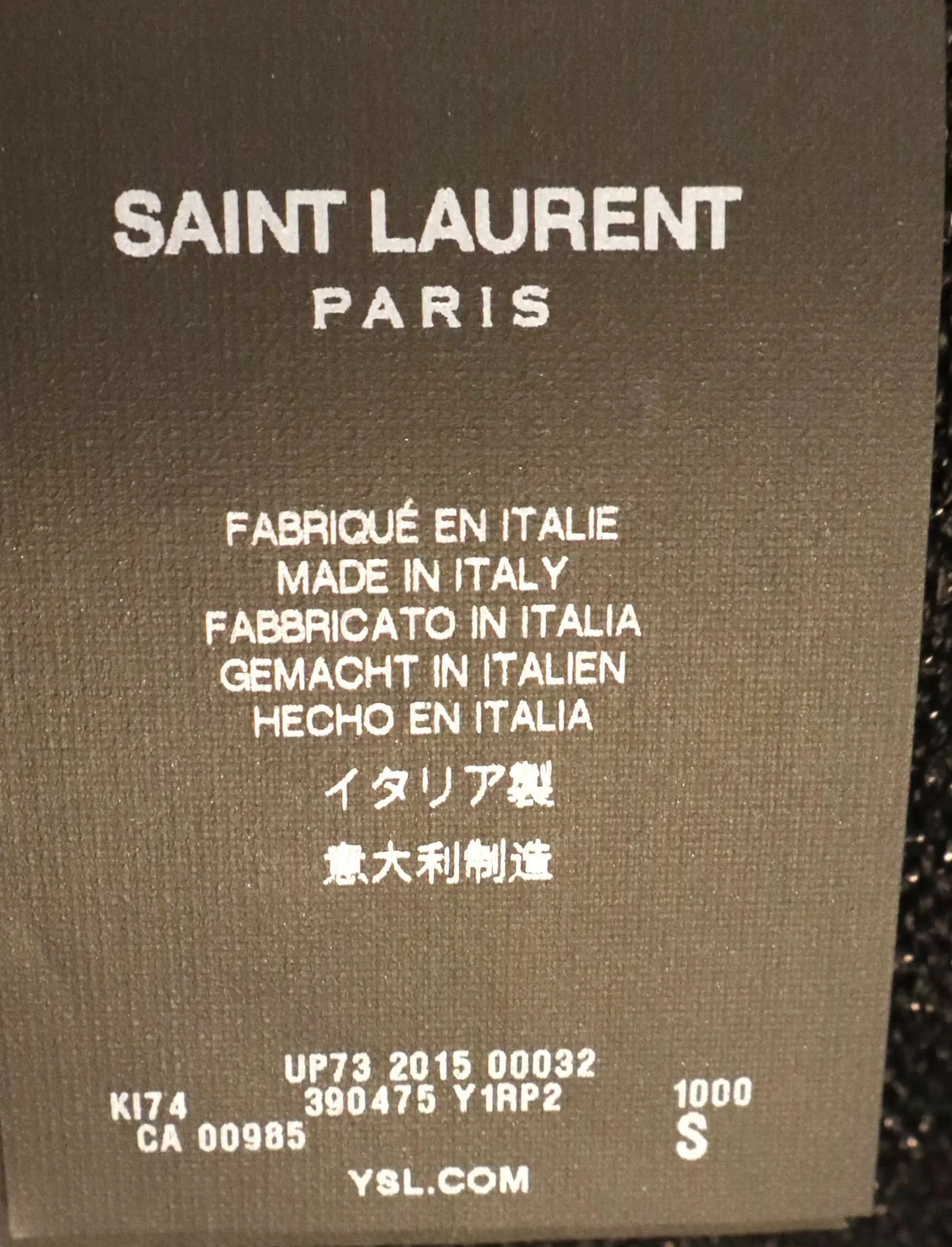 Saint Laurent Paris - Elegant Black Cowl Neck Top Size S - Image 4