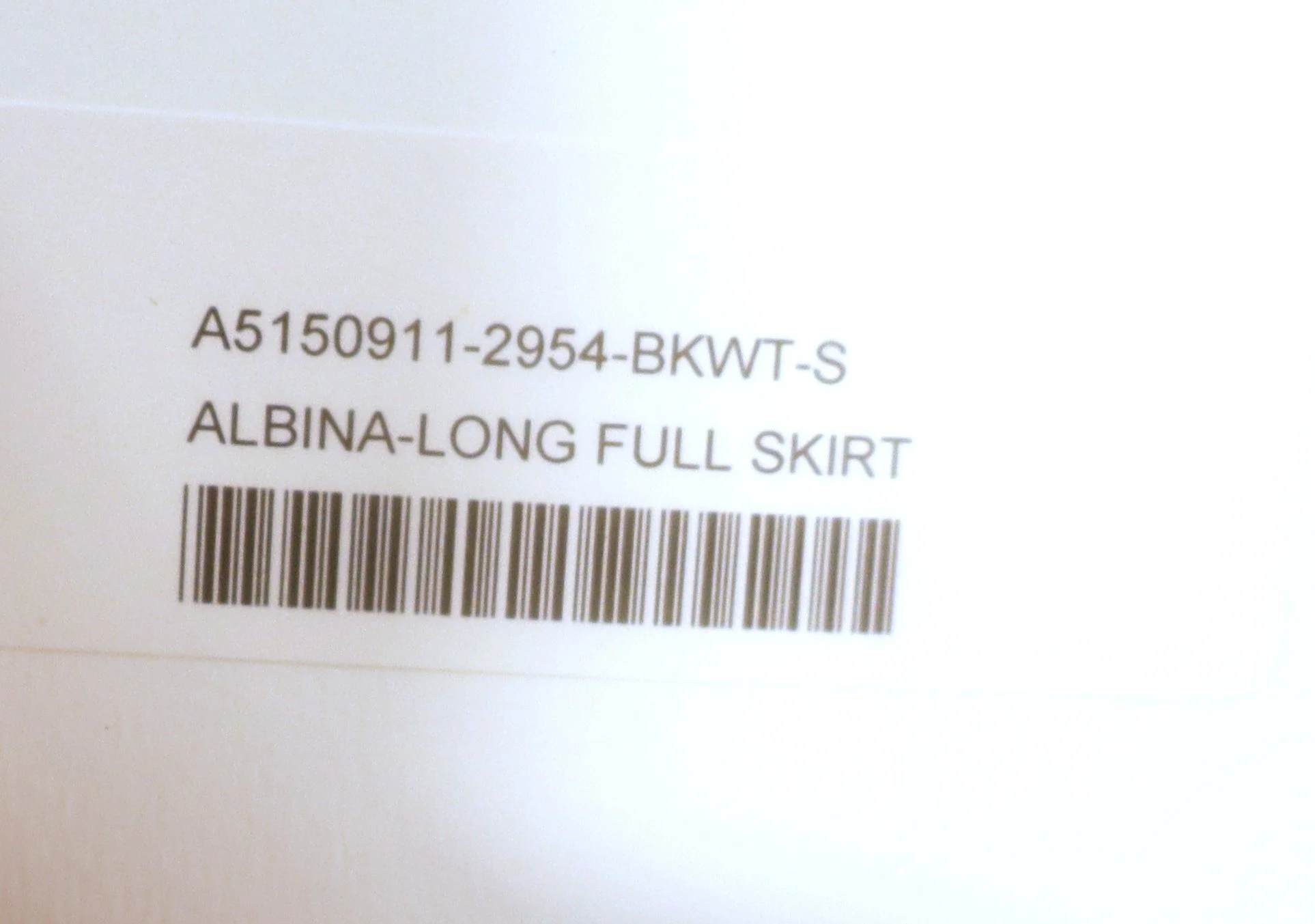 Zara - Chic Black & White Grid Pattern Skirt Size S - Image 4