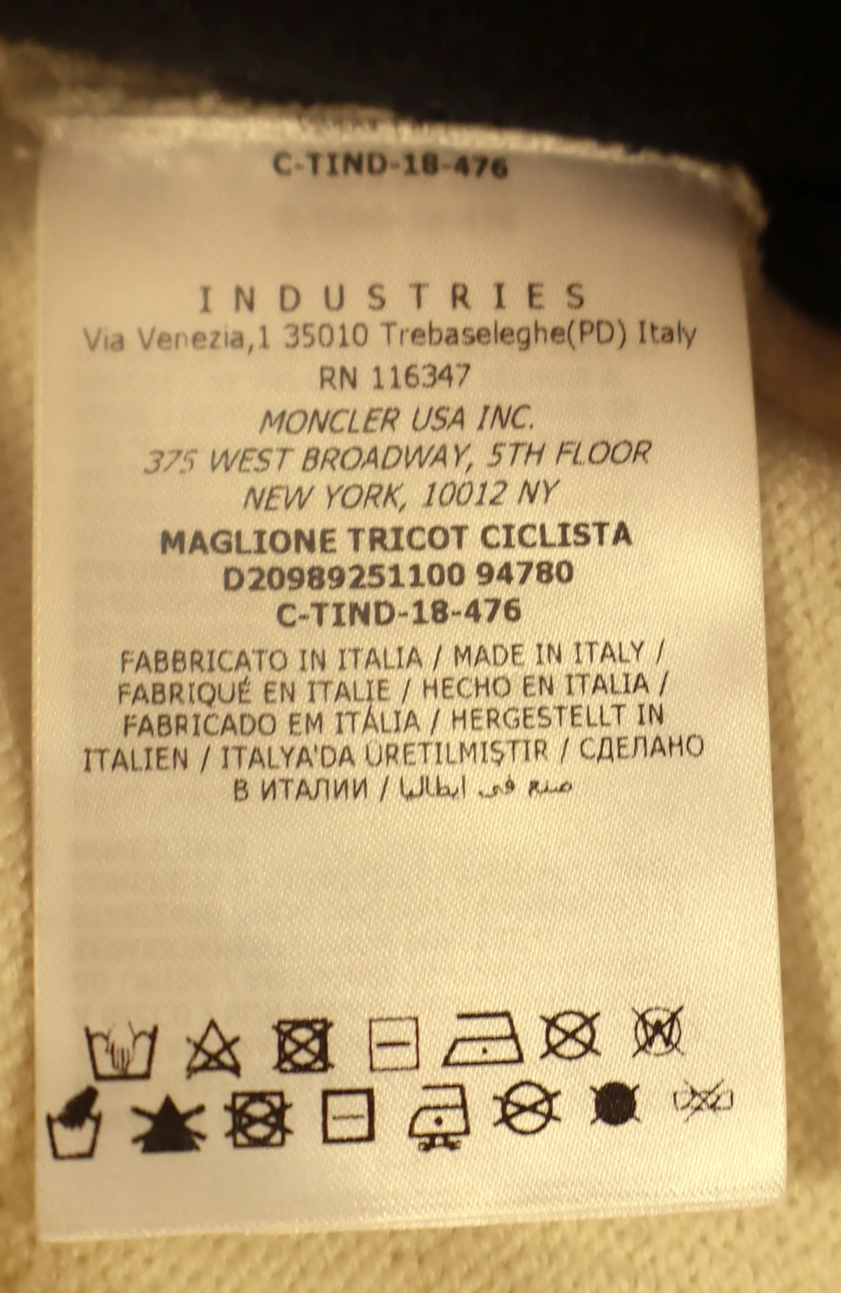 Moncler Grenoble - Maglione Tricot Ciclista Sweater Size FR 42 (US M) - Image 4