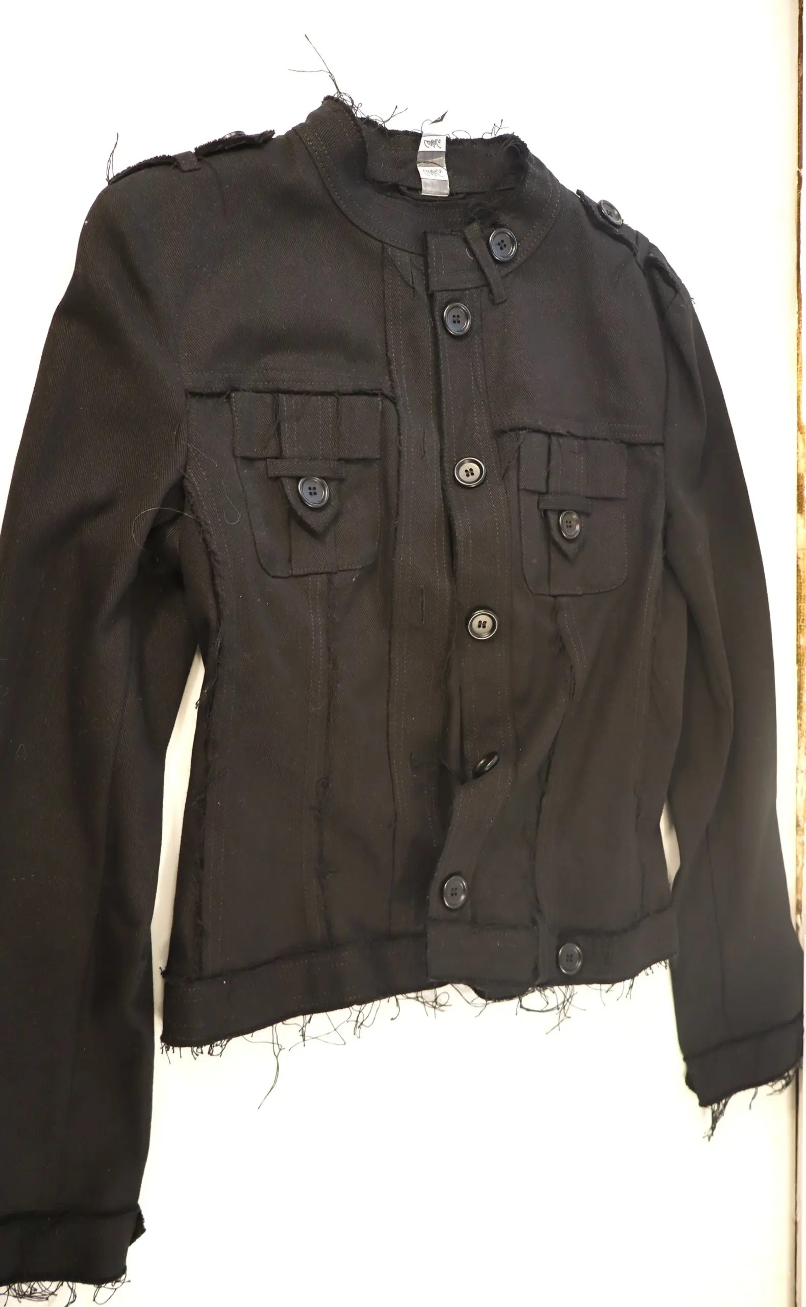 Carla G - Distressed Military Jacket Size S - Image 4