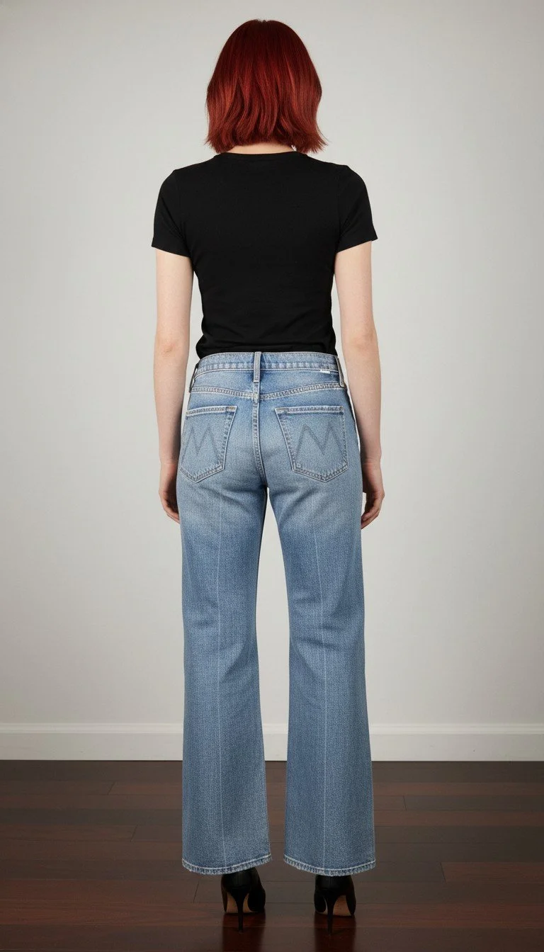 Mother - High-Waist Wide-Leg Denim Jeans Size 2-4 - Image 2