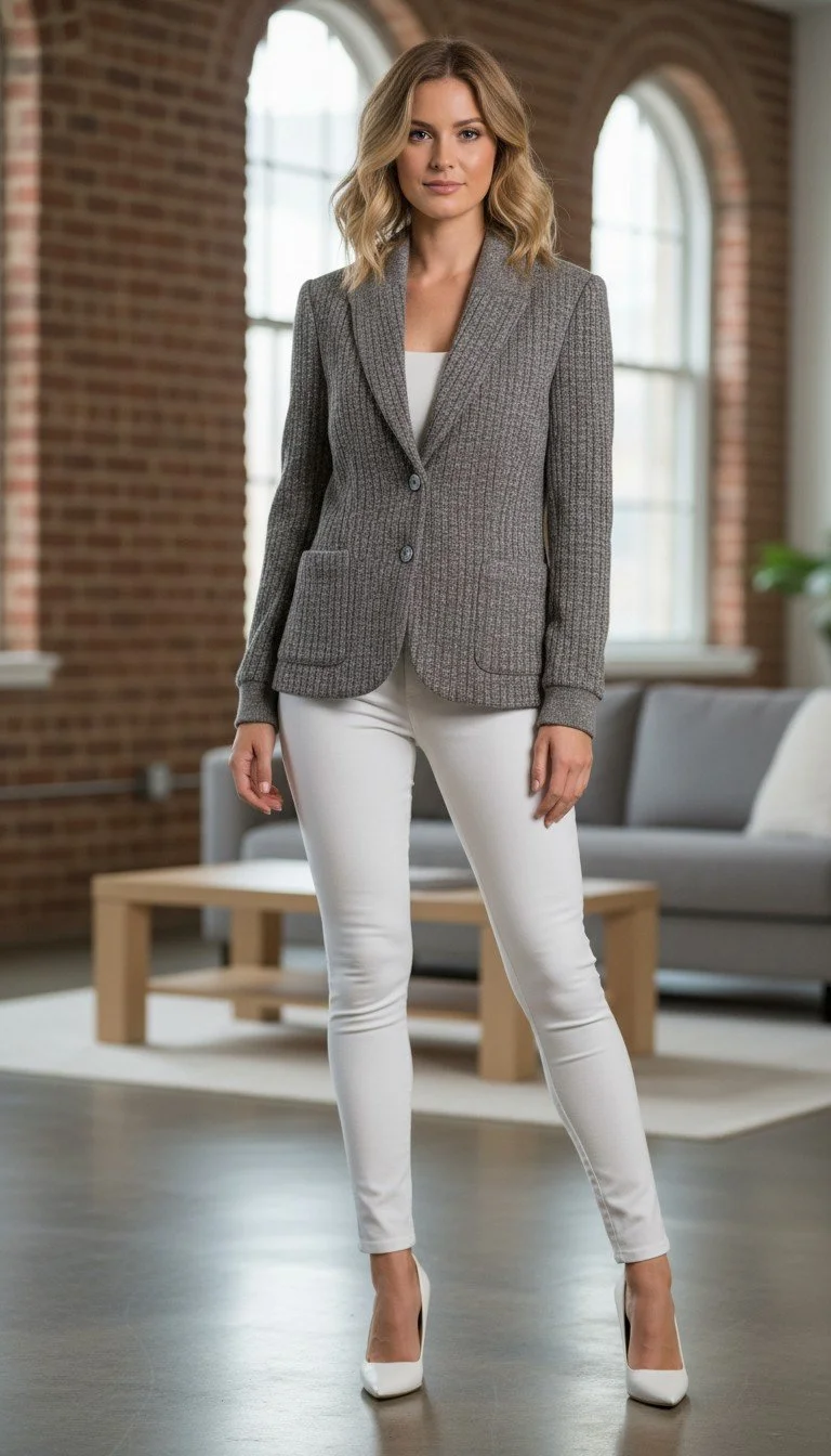 Bruno Cucinelli - Women's Classic Tweed Blazer