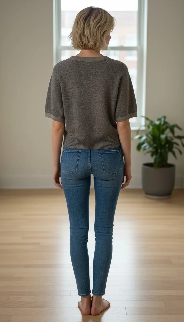 Alexander Wang.T - Effortlessly Chic Knotted Grey Tee Size S - Image 2