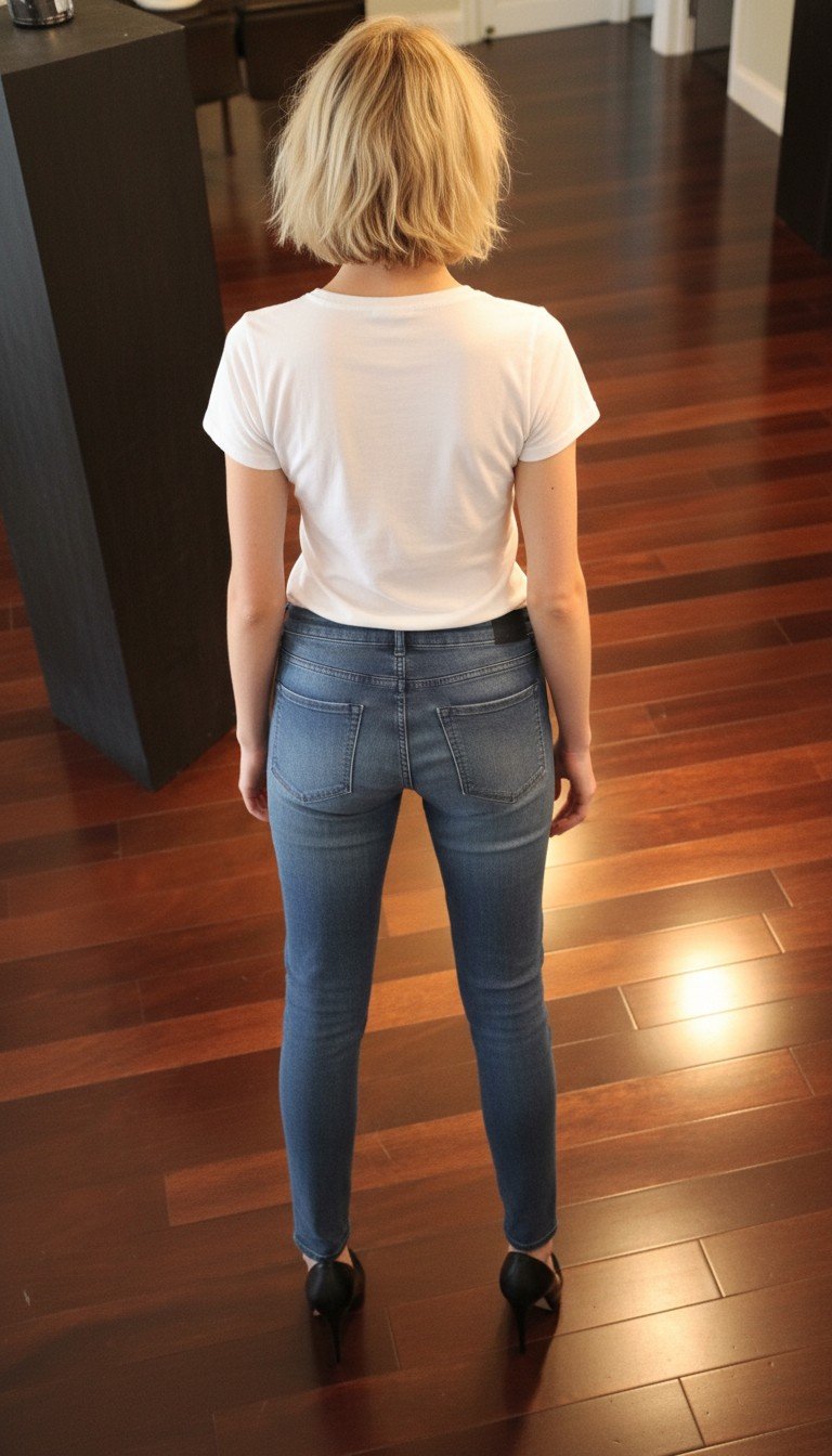 H&M - Classic Comfort Stretch Jeans Size 6 - Image 2