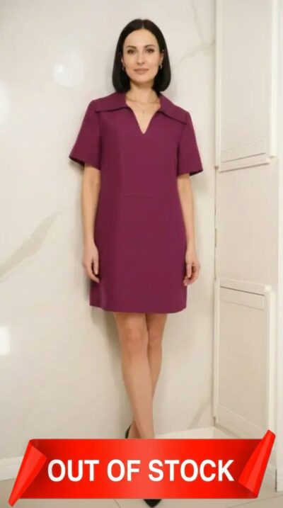 Valentino - Short‑Sleeve Dress Size 40 (IT)