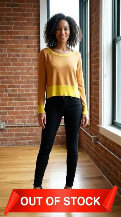 Robert Rodriguez - Chic Color-Blocked Women's Sweater Size S
