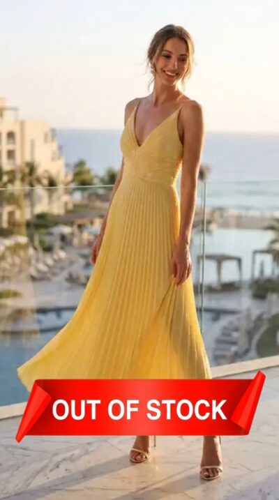 ASTR - Sunshine Yellow Maxi Dress Size S